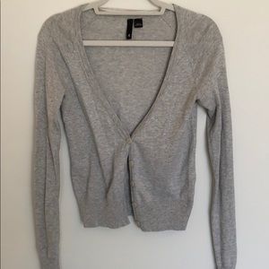 H&M grey cardigan